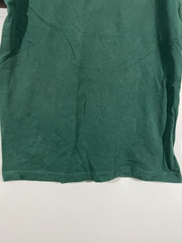 VTG Adidas Soccer Single Stitch Short Sleeve Green Boys Sz L Cotton Made In USA - Picture 7 of 12