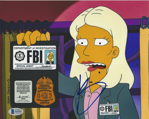 KRISTEN WIIG SIGNED AUTHENTIC THE SIMPSONS 8X10 PHOTO ACTRESS BECKETT COA BAS
