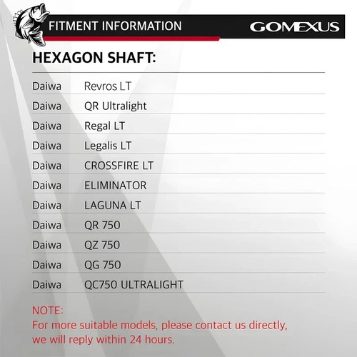 GOMEXUS Power Handle for Okuma Ceymar Avenger Epixor Xt Reel Plug-and-Play - Picture 10 of 10