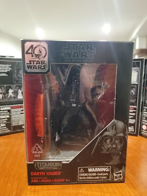 Star Wars The Black Series Titanium Darth Vader 40th #01 Hasbro