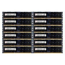 PC3L-10600 12x16GB HP Proliant DL320 DL360 DL370 DL380 ML330 ML350 G6 Memory Ram