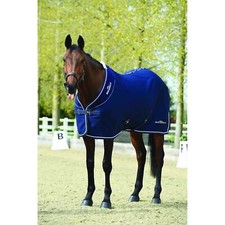Weatherbeeta Opulence Horse Show Sheet Standard Neck Rug - Navy/White