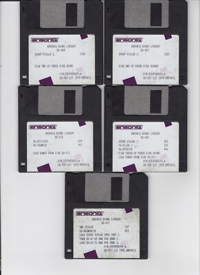 ENSONIQ EPS16+ SOUND LIBRARY SL-11  EPS  / EPS16+ / ASR 10/88 (5) DISK SET