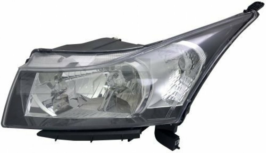 Phare avant gauche pour Chevrolet Cruze optique premium finition chrome polycarbonate durable