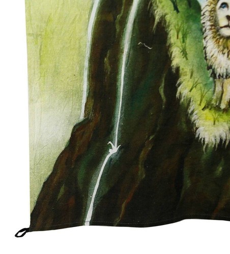 Mountain House Soft Art Print Tapestry by Mike Dubois Trippy Castle Gnome Home - Picture 4 of 4