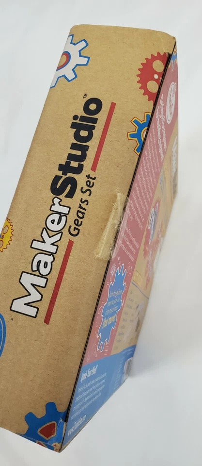 Juego de engranajes de ingeniería para niños Maker Studio Think Fun Racer Bike Car Cannon Foto 4 de 4