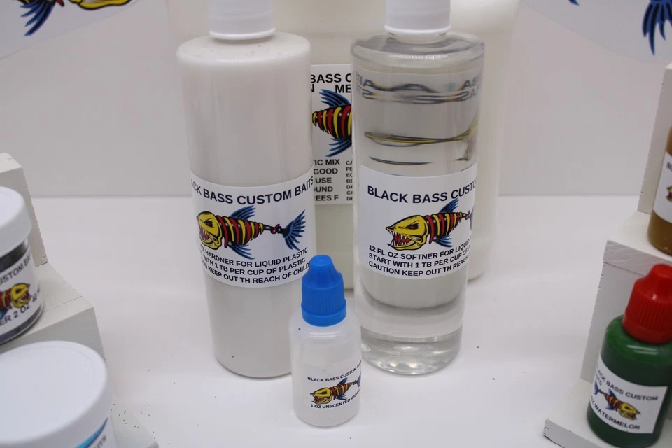  JUEGO DE INICIO DE TORNEO PROFESIONAL UN KIT DE FABRICACIÓN DE SEÑUELOS DE 1 GALÓN PLÁSTICO LÍQUIDO PLASTISOL Foto 3 de 4