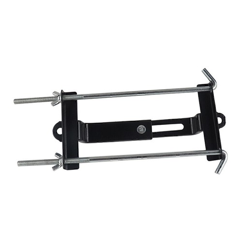 Black Car Storage Battery Holder Hold Down Adjustable Stabilizer Metal Bracket - Picture 9 of 12