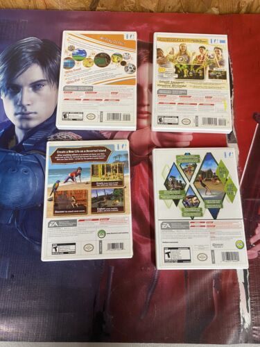 4 Game Nintendo Wii Sims And Simulation Bundle Sims 2-3 Wii Play Wii Music Lot - Picture 2 of 4