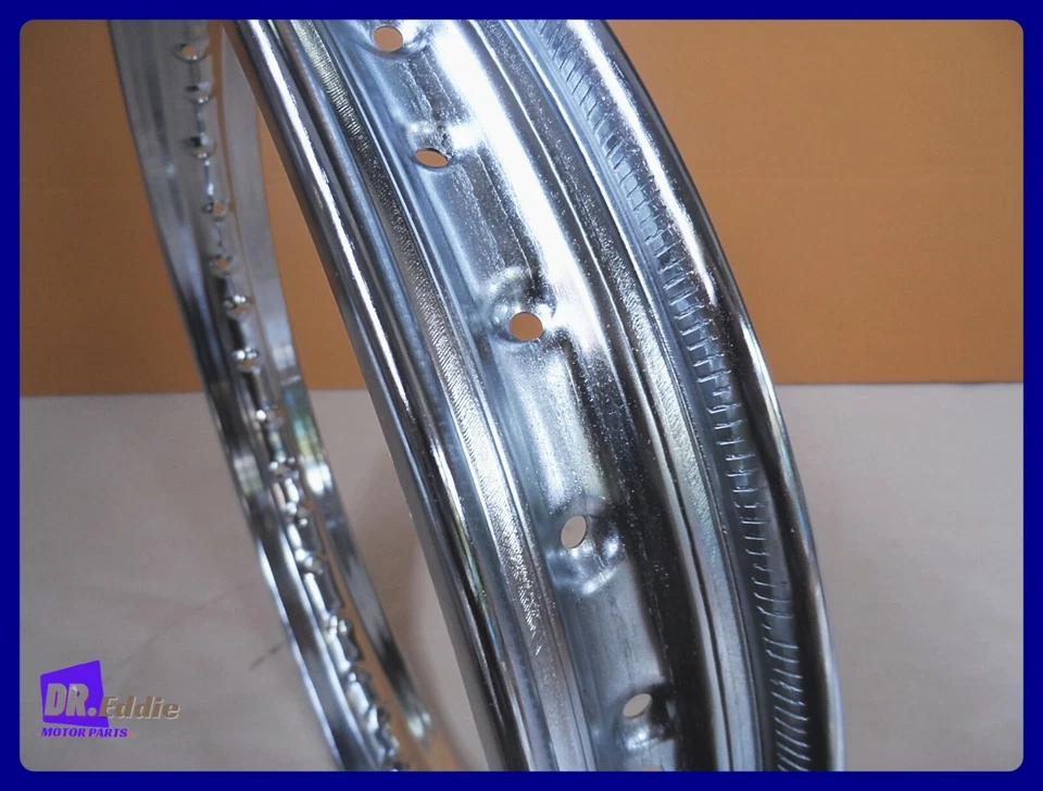 Fit Kawasaki KZ200 A1 A2 1978-1979 Front & Rear Steel  Wheel Rim Set **bi4677** Foto 2 de 4