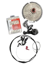 1x10 Speed Drivetrain EMTB Derailleurs, Shifter, Cable & Chain Groupset 11-46T