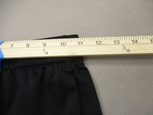 NIKE DRI-FIT Size M Boys Black Mesh Stretch Waist Pocket Running Shorts 172 - Picture 3 of 7
