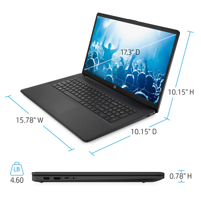 第10世代i5 新品M.2SSD256gb+HDD1TB office2024 2026 HP Laptop Computer 17.3