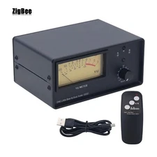VU102 2 In 1 Out Amplifier Speaker Selector Switch Box with VU Level Meter