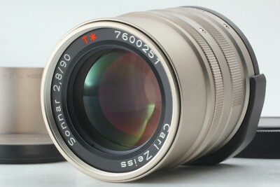 Near Mint】Contax Carl Zeiss Sonnar 90mm f/2.8 T* Lens For Contax