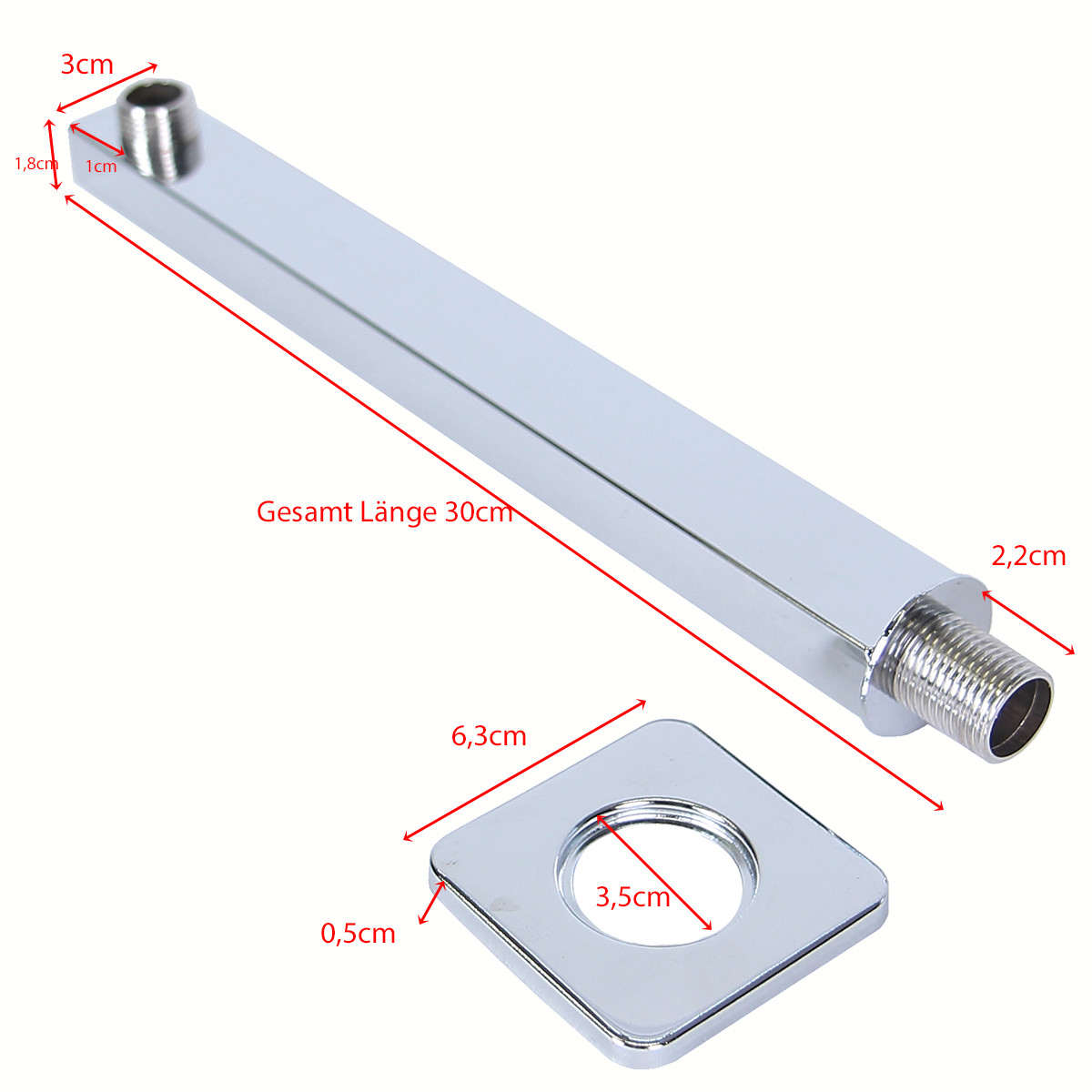 Bras Pour Pommeau De Douche - Chromé - Select