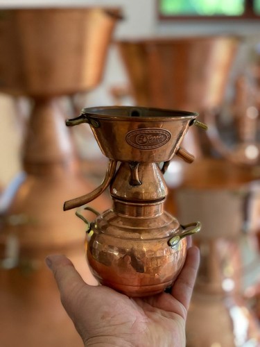 CopperGarden 0,5 Liter ALQUITARA Destille | Mini-Brennerei mit Aromasieb - Bild 4 von 6