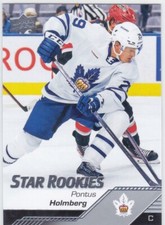 2022/23 UD AHL..PONTUS HOLMBERG..STAR ROOKIE..CARD # 131..MARLIES..COMBINED SHIP