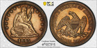 1845 Seated Liberty Quarter *Pcgs Genuine Xf/Detail/Gold Shield "Rpd Fs-301"*