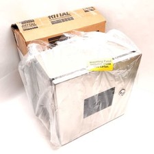 Rittal 8018525 WM121206N6 Electrical Enclosure, Stainless Steel, 12" x 12" x 6"