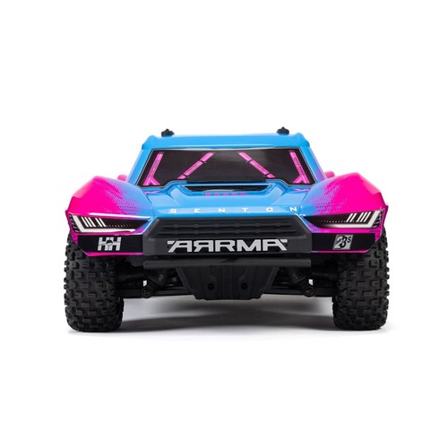 Arrma 1/10 SENTON 4X4 223S BLX Brushless Short Course Truck RTR/DSC, Pink/Blue - Picture 7 of 16