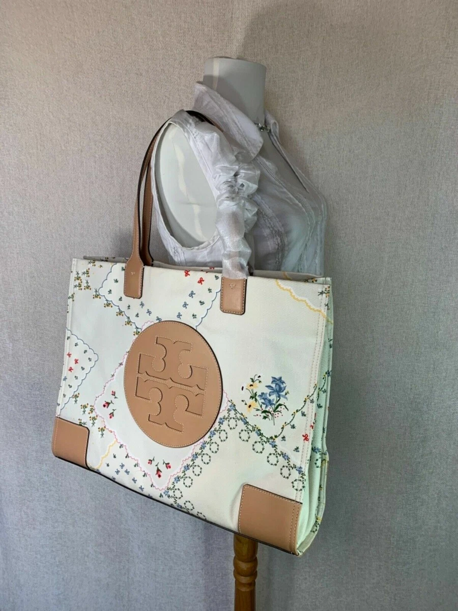 Tory Burch Ella Medium Printed Canvas Tote