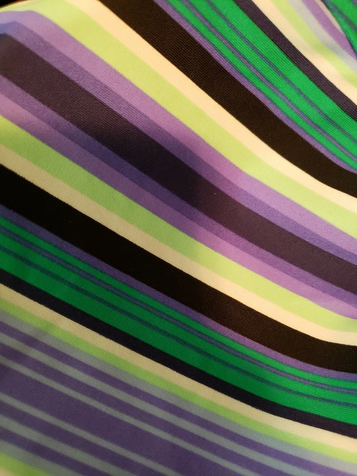 Traje de baño Tankini South Point a rayas para mujer Plus 22W púrpura nuevo con etiquetas Foto 4 de 4