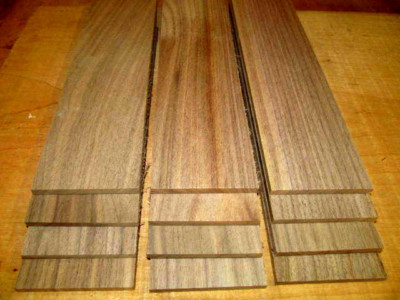 4 BEAUTIFUL THIN KD SANDED BLACK WALNUT 12'' X 1 1/2'' X 1/4''