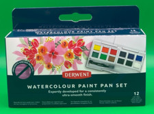 Derwent Watercolor Paint Pan Set 2306259 