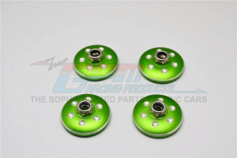 GPM YTL005A ALUMINIUM EXTRA SIZE LOCKING WHEEL WASHER 1/8 RC AXIAL YETI XL TRUCK - Image 3 of 4