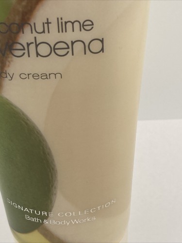 1) Bath & Body Works Coconut Lime Verbena Body Cream DISCONTINUED Lotion - Picture 4 of 12