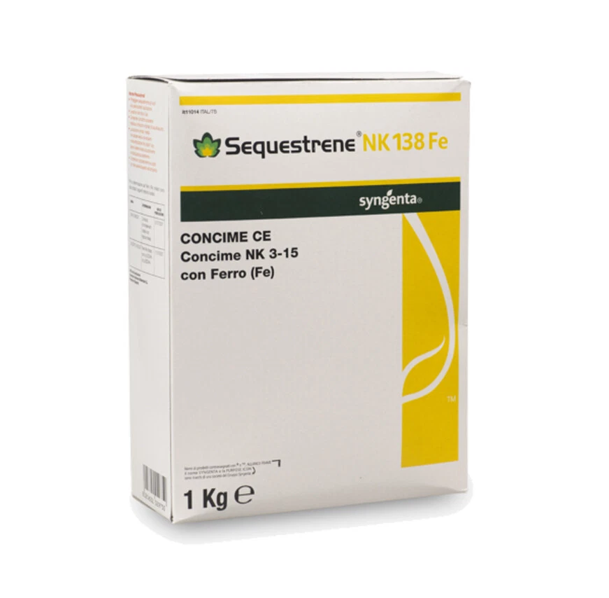 AGRICOLTURA Syngenta SEQUESTRENE NK 138 Fe Concime rinverdente Chelato di ferro 1 KG