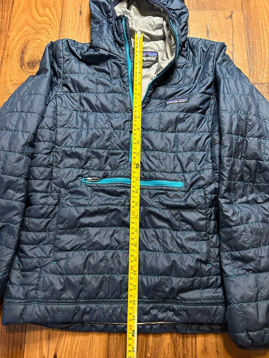 Patagonia Nano Puff Bivy Pullover Blue Womens XS | eBay