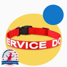 Service Dog Collar from MyServiceAnimal Registrar | ADA Animal Accessories