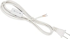 ® Lamp Cord with Rotary Switch, Polarized Plug, Stripped Ends R