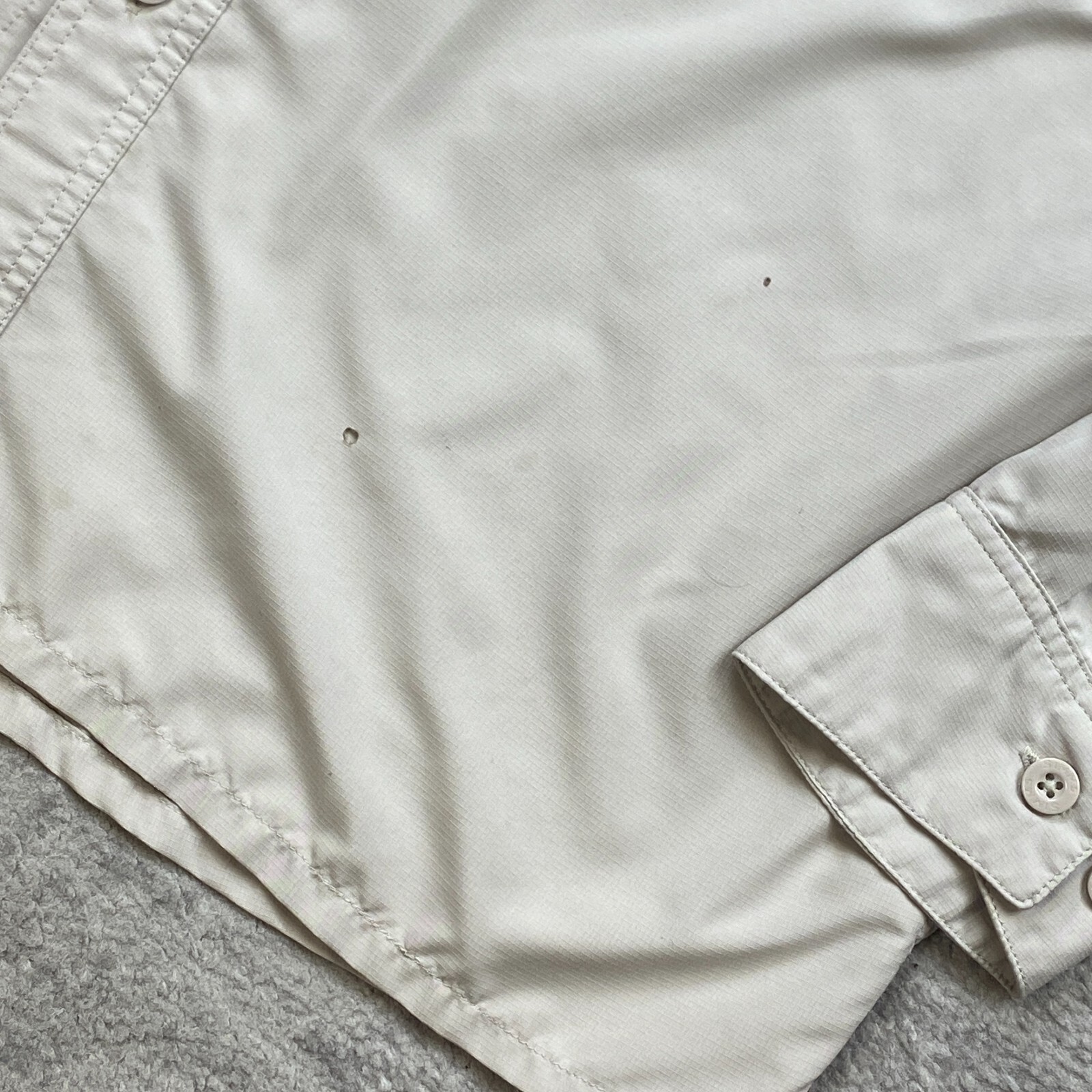 Simms Guide Series Button Up Shirt Medium Beige T… - image 6