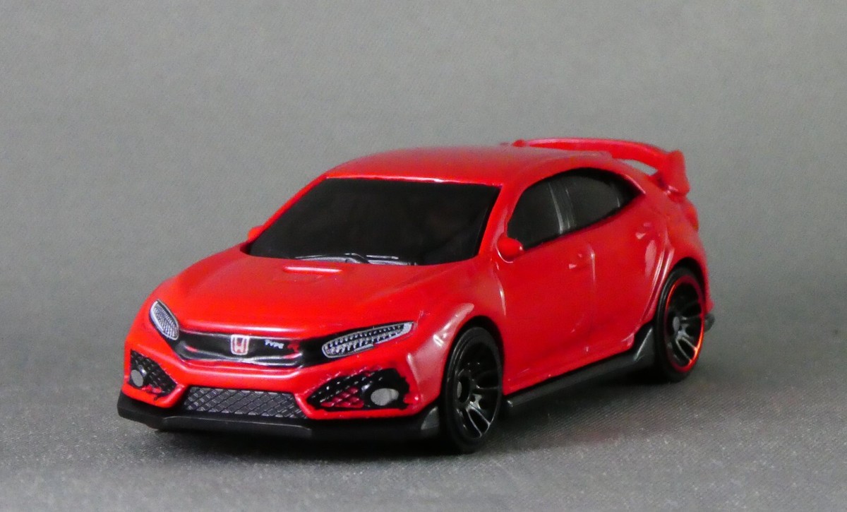 Hot Wheels Red 2018 Honda Civic Type R Kids Diecast Toy Cars