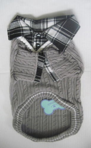 Dog Medium Size Pet Sweater Preppy Ivy League Themed College Outfit NWT - Picture 11 of 19