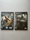 PS2 Splinter Cell and Medal of Honor Rising Sun Sony 2pk Game bundle PlayStation