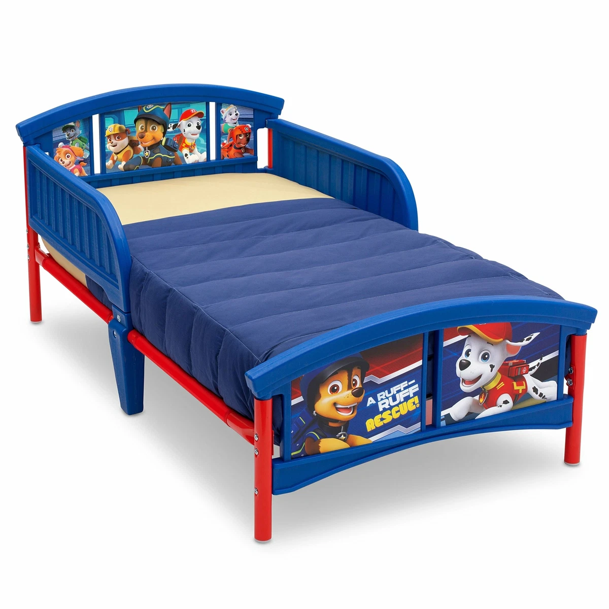 marxista Asado Rana Paw Patrol Cama De Plastico Estructura Acero Para Niños Pequeños Camas  Infantil | eBay