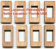 Plywood Servo Mounting Plate Tray for Single 9 gram Micro Servo, Lot of 8 pcs