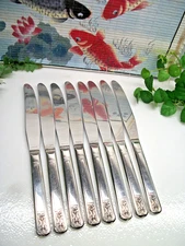 8    International Silver    ROYAL SAXONY    Silverplate  Dinner Knives    1935