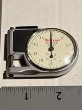 Starrett 1010-E Dial Thickness Gauge .0005 Inch with Red Pouch