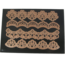 Spellbinders Small Die of the Month Die Set LACE BORDERSMetal Cutting Dies FEB18
