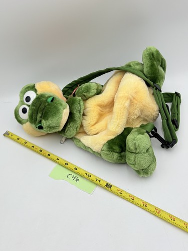 Fiesta Alligator Plush Backpack Full Body Book Bag Green Yellow Albert 15" - Picture 12 of 12