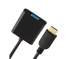 HDMI to VGA Adapter Male to Female 1080p 2K Video Cable Cord for Laptop PC TV