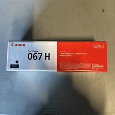 CANON  Genuine 067H High Capacity Laser Printer Black Toner Cartridge - New