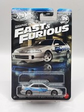Hot Wheels Custom Personnalise Acura Integra Sedan GSR Silver Series