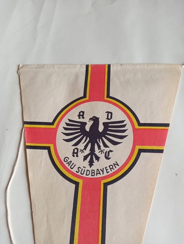 Proporczyk ADAC, 28,5 x 17 cm Flaga Pamiątkowy proporczyk (są jeszcze inne ustawione - Zdjęcie 3 z 3