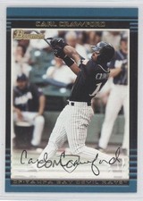 2002 Bowman Draft Gold Carl Crawford #BDP139 0e3